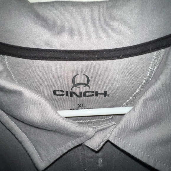 Cinch Gray Polo Shirt for Men - Picture 3 of 3